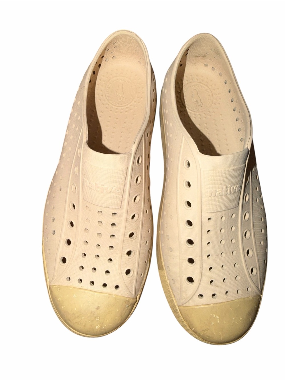 Native Jefferson Size J4 Girls Light Pink Waterproof Summer Shoes